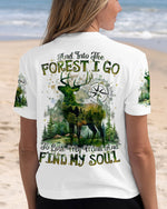 BLISSCORNERS AND INTO THE FOREST I GO ALL OVER PRINT