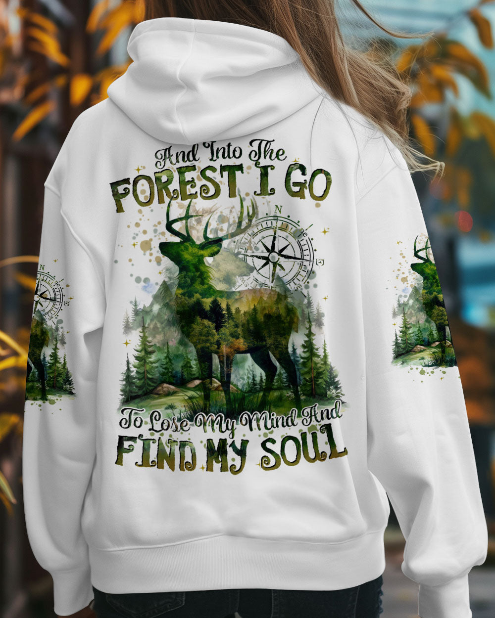 BLISSCORNERS AND INTO THE FOREST I GO ALL OVER PRINT