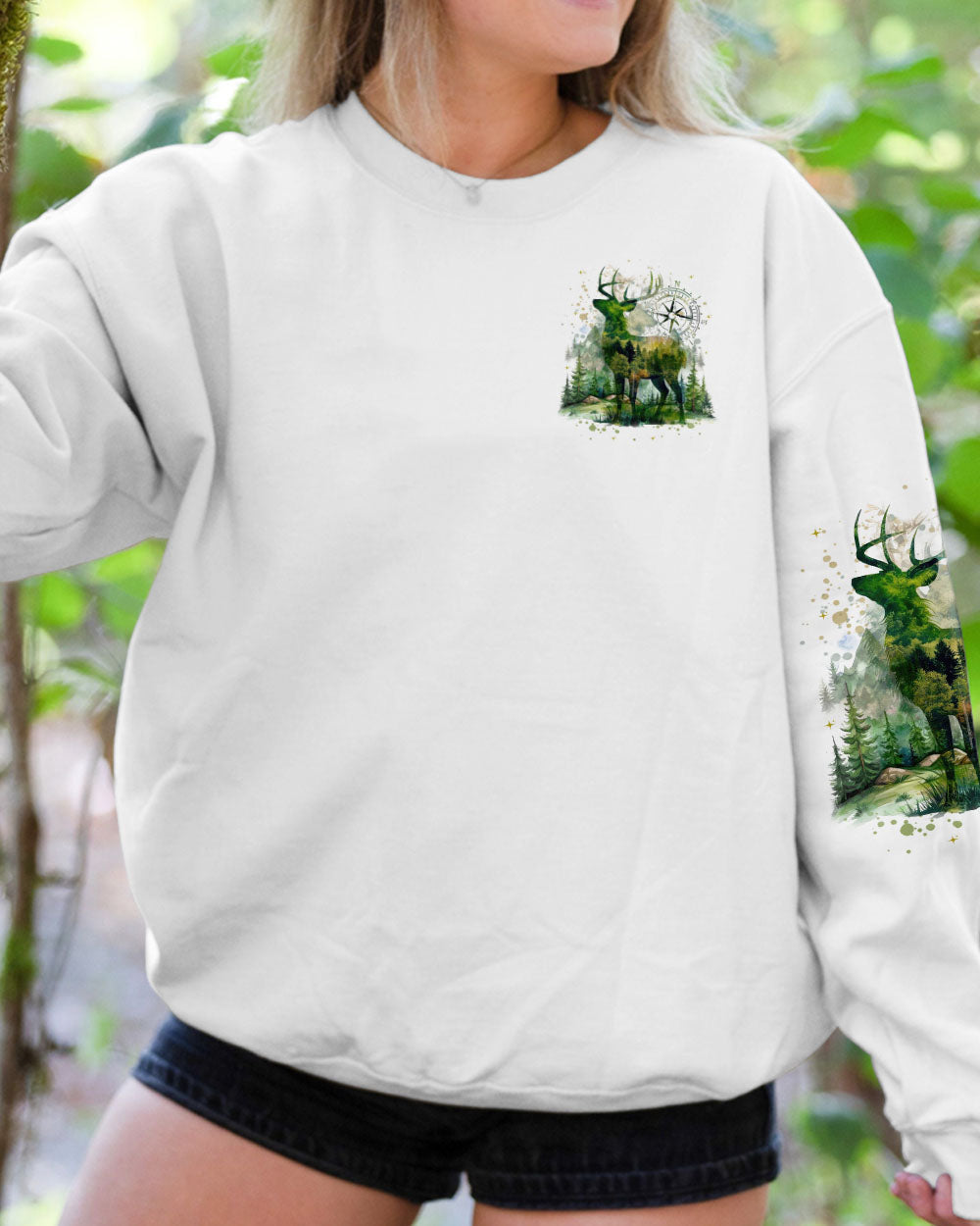 BLISSCORNERS AND INTO THE FOREST I GO ALL OVER PRINT