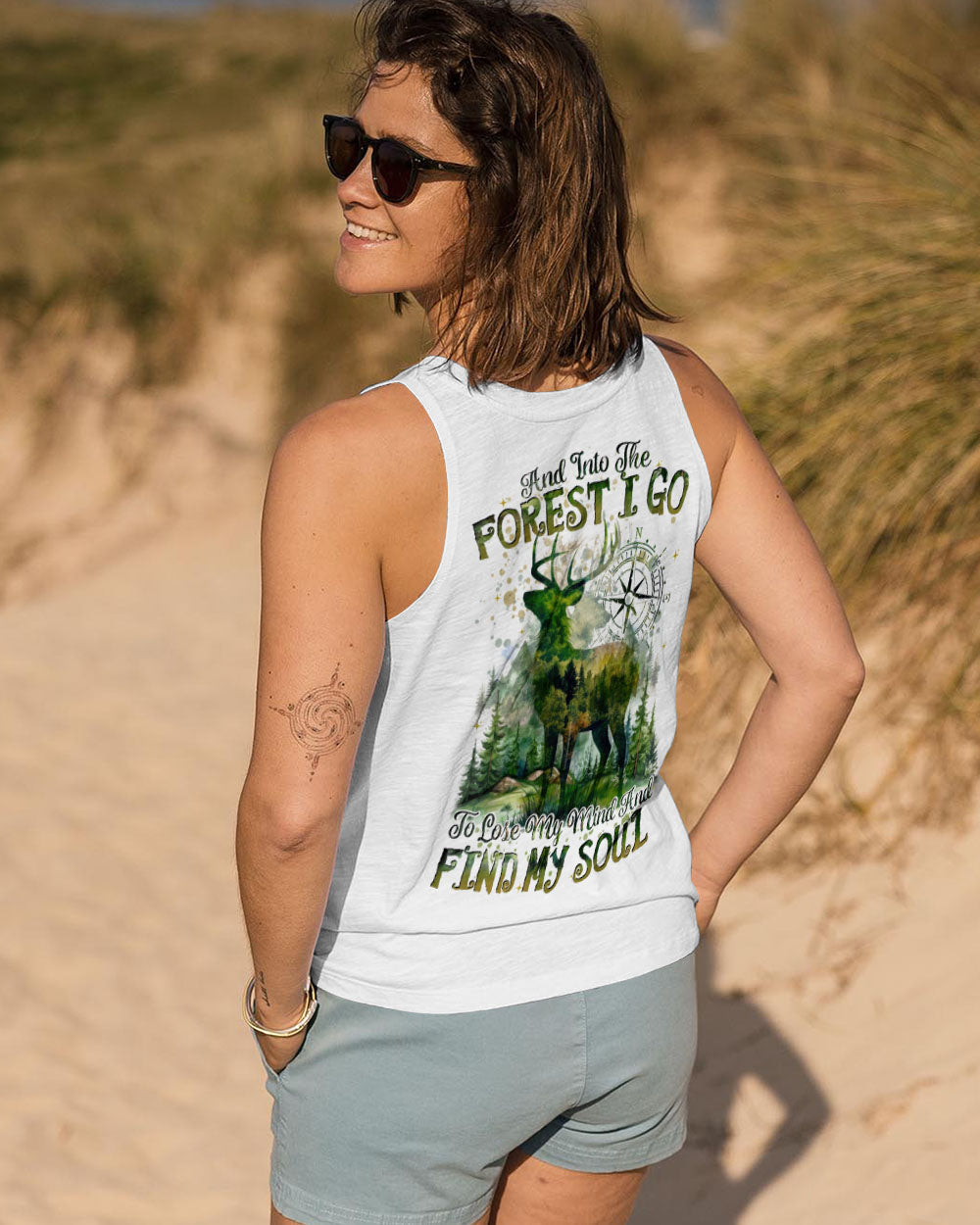 BLISSCORNERS AND INTO THE FOREST I GO ALL OVER PRINT