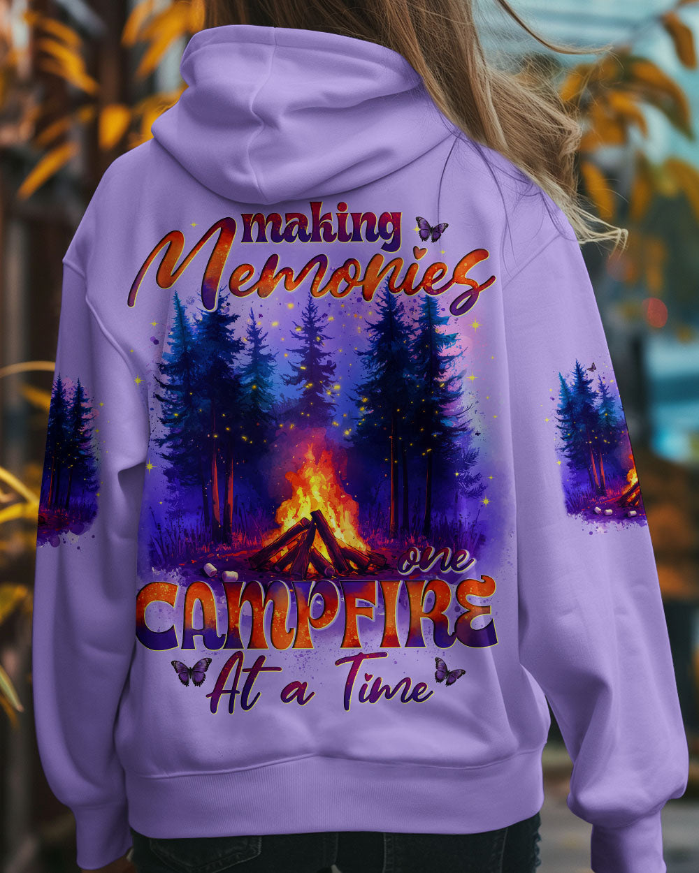 BLISSCORNERS MAKING MEMORIES ONE CAMPFIRE AT A TIME ALL OVER PRINT