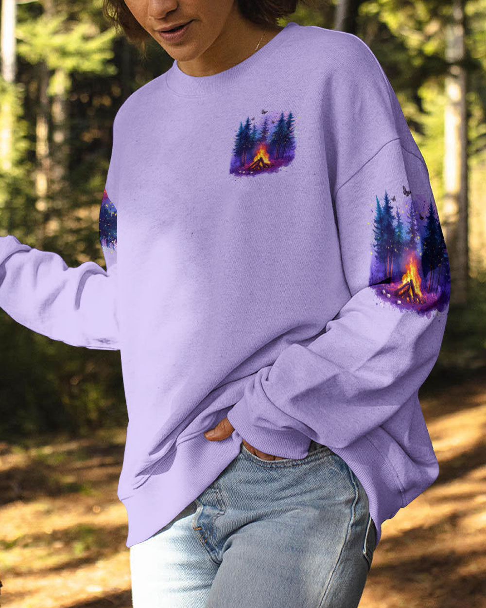 BLISSCORNERS MAKING MEMORIES ONE CAMPFIRE AT A TIME ALL OVER PRINT