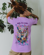 BLISSCORNERS NOT ALL WHO WANDER ARE LOST DEER ALL OVER PRINT