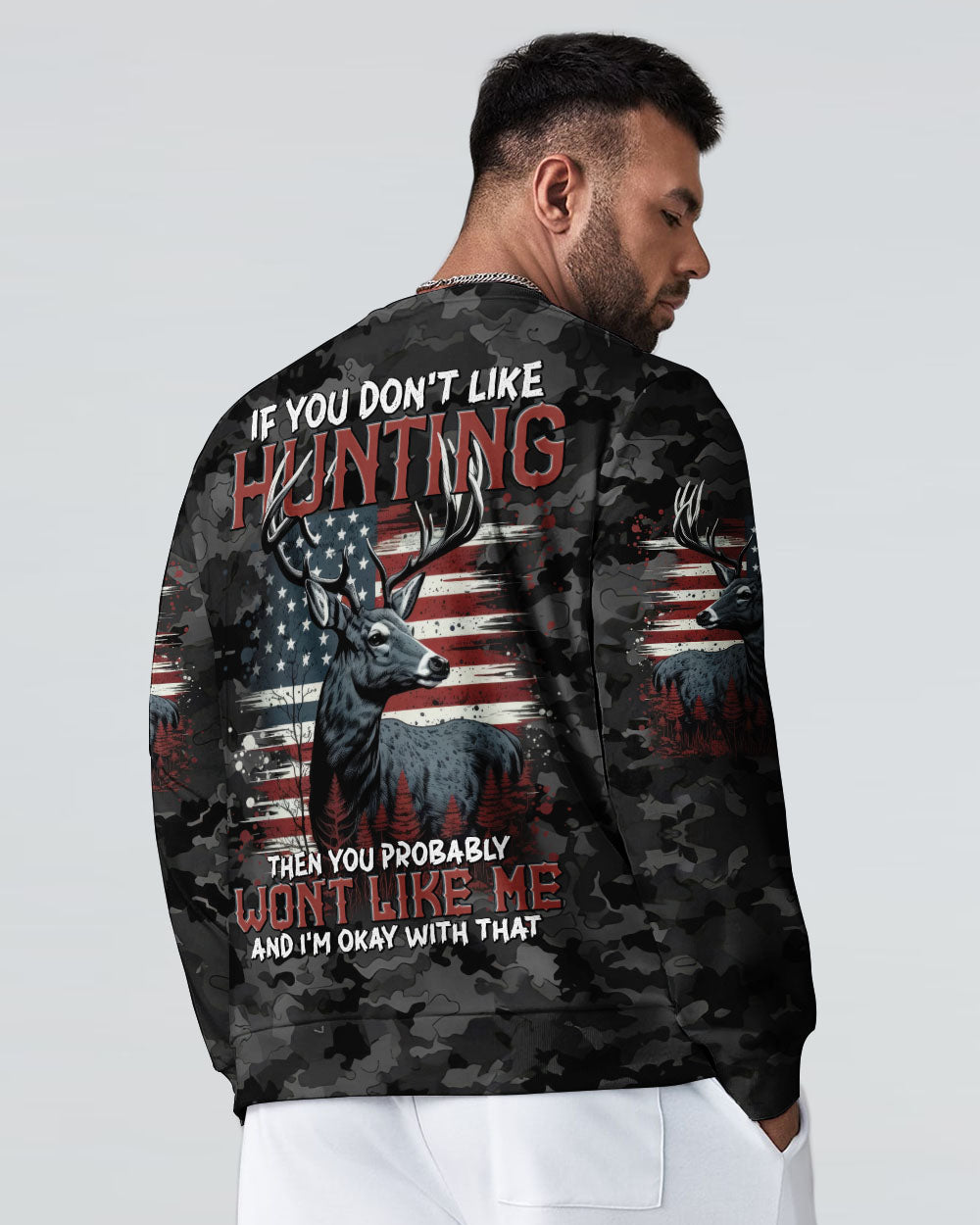 BLISSCORNERS IF YOU DON'T LIKE HUNTING ALL OVER PRINT