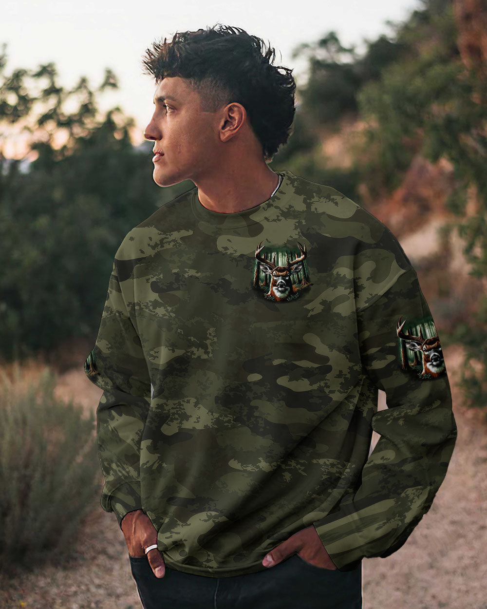 BLISSCORNERS IF YOU DON'T LIKE HUNTING ALL OVER PRINT