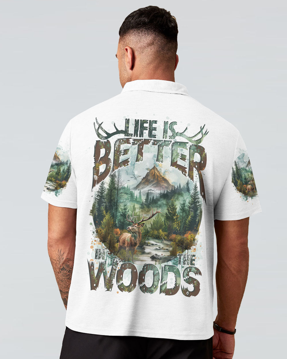 BLISSCORNERS LIFE IS BETTER IN THE WOODS ALL OVER PRINT