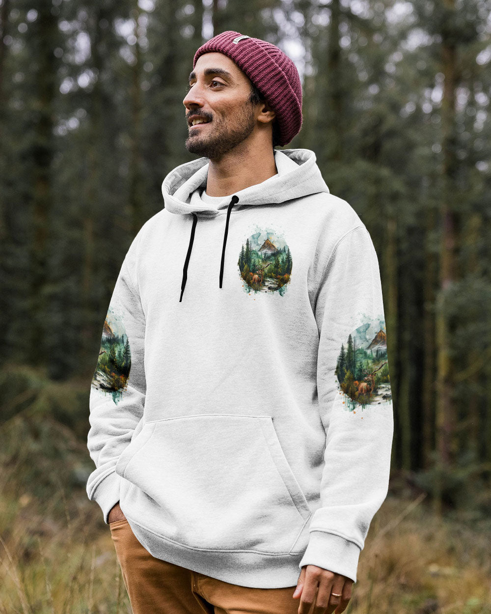 BLISSCORNERS LIFE IS BETTER IN THE WOODS ALL OVER PRINT