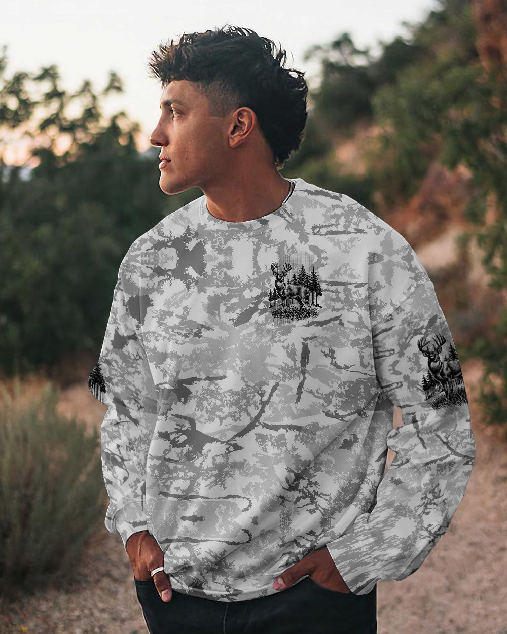 BLISSCORNERS IF YOU DON'T LIKE HUNTING ALL OVER PRINT