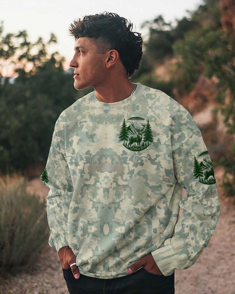 BLISSCORNERS IF YOU DON'T LIKE HUNTING ALL OVER PRINT