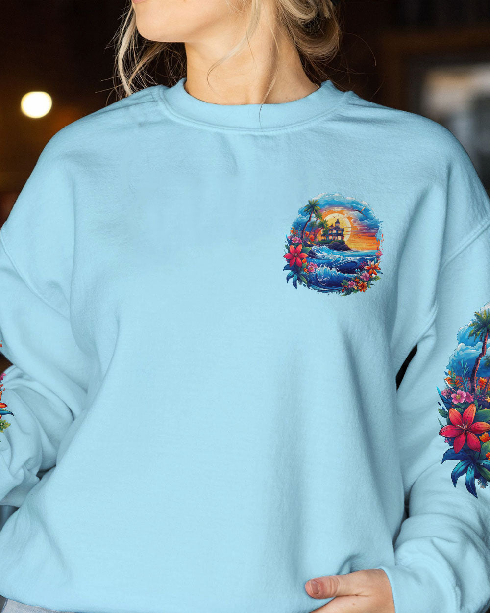 BLISSCORNERS LITTLE COTTAGE BY THE SEA ALL OVER PRINT