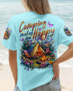 BLISSCORNERS CAMPING MAKES ME HAPPY ALL OVER PRINT