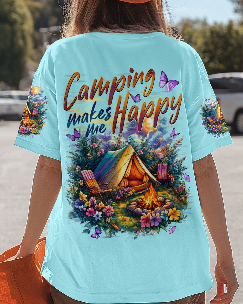 BLISSCORNERS CAMPING MAKES ME HAPPY ALL OVER PRINT