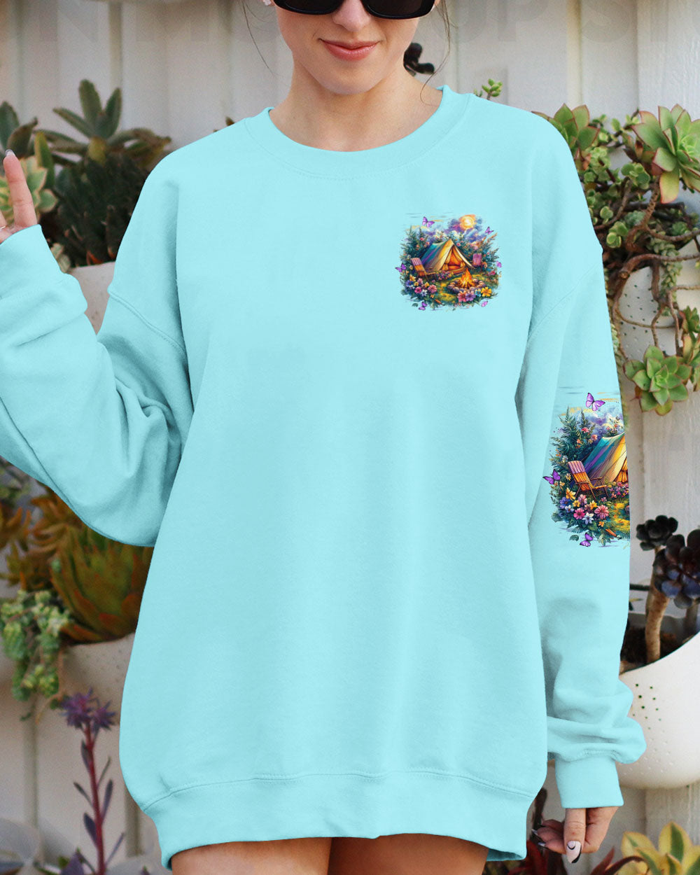 BLISSCORNERS CAMPING MAKES ME HAPPY ALL OVER PRINT