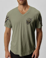 BLISSCORNERS NOT ALL WHO WANDER ARE LOST DEER HUNTING CAMO ALL OVER PRINT