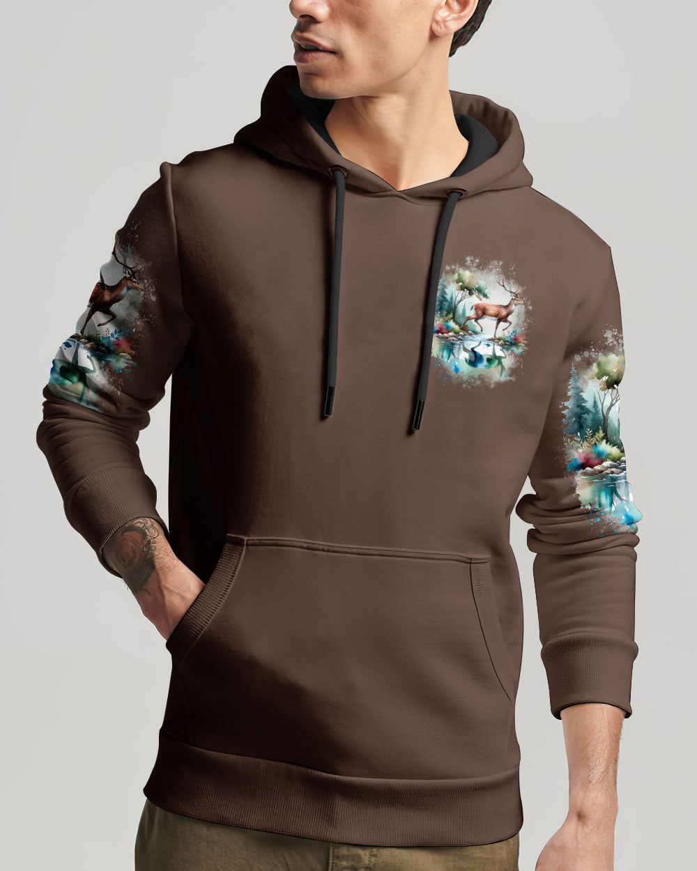 BLISSCORNERS I'M INTO FITNESS DEER ALL OVER PRINT