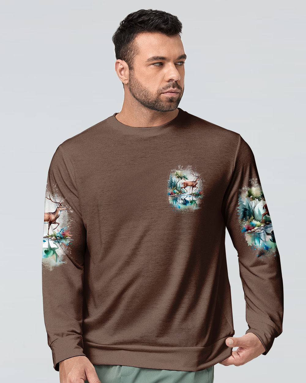 BLISSCORNERS I'M INTO FITNESS DEER ALL OVER PRINT