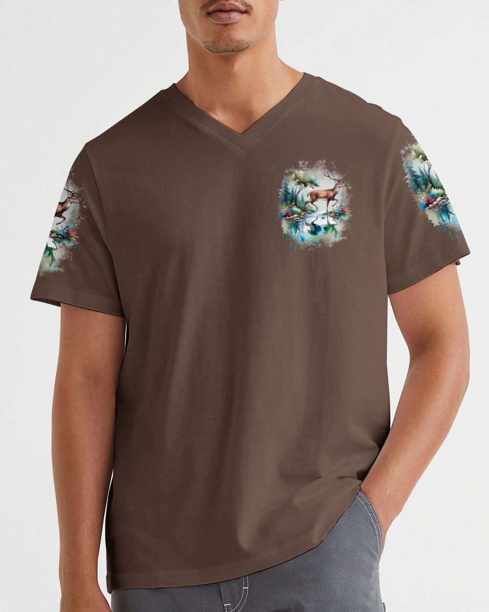 BLISSCORNERS I'M INTO FITNESS DEER ALL OVER PRINT