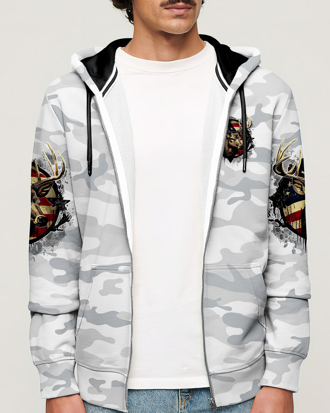 BLISSCORNERS I LIKE BIG BUCKS AND I CANNOT LIE HUNTING CAMO ALL OVER PRINT