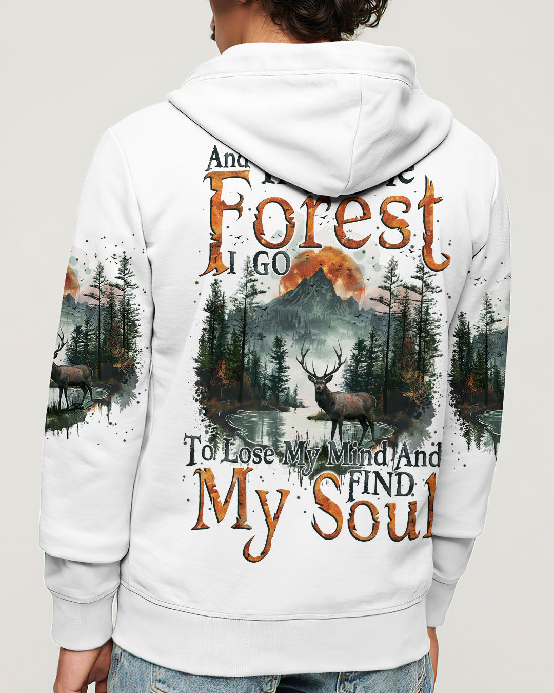 BLISSCORNERS AND INTO THE FOREST I GO ALL OVER PRINT