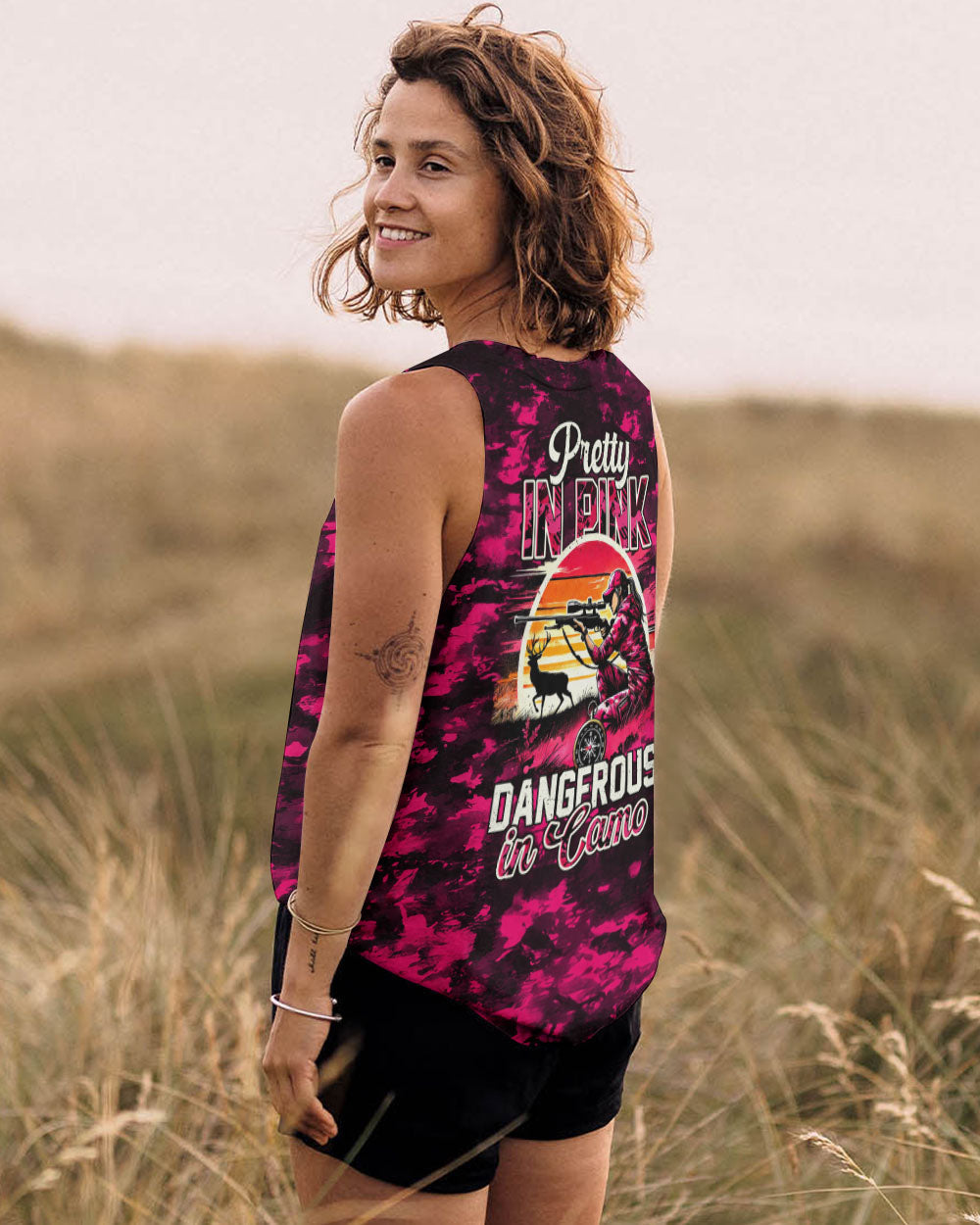 BLISSCORNERS PRETTY IN PINK HUNTING CAMO ALL OVER PRINT