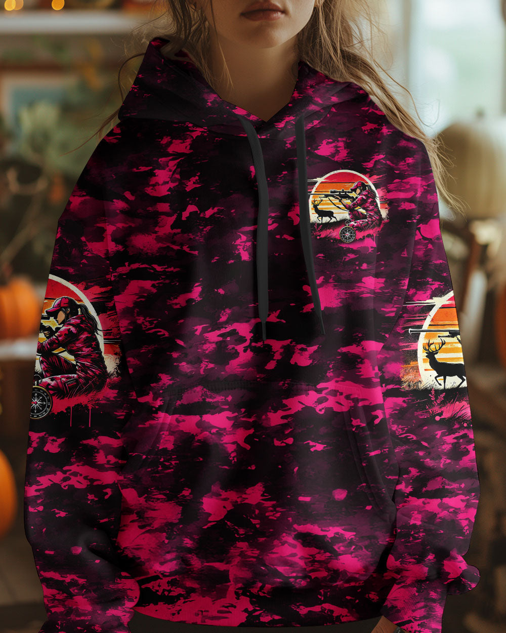 BLISSCORNERS PRETTY IN PINK HUNTING CAMO ALL OVER PRINT