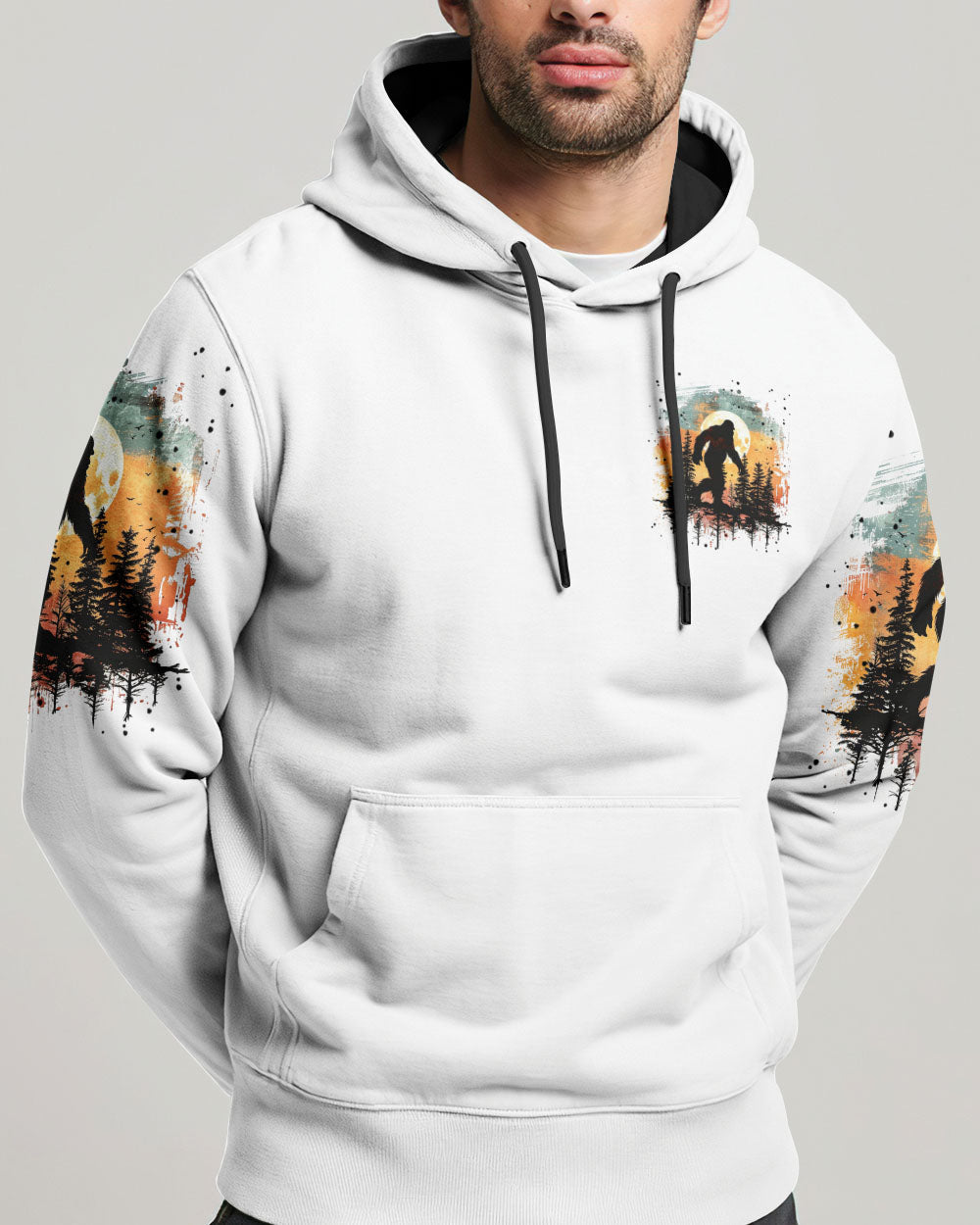 BLISSCORNERS FIND ME WHERE THE WILD THINGS ARE BIGFOOT ALL OVER PRINT