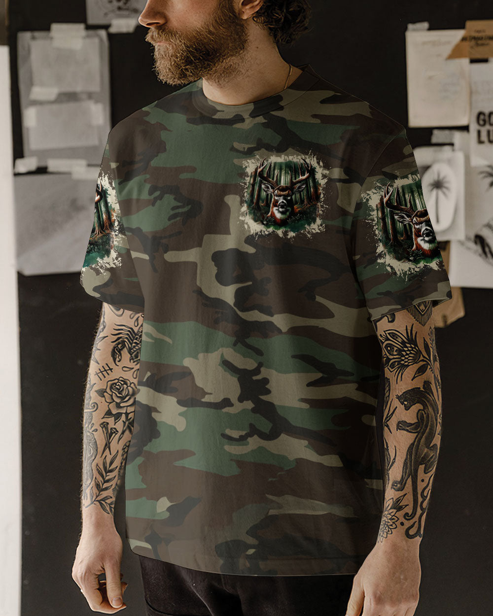 BLISSCORNERS DRESS ME IN CAMO HUNTING ALL OVER PRINT