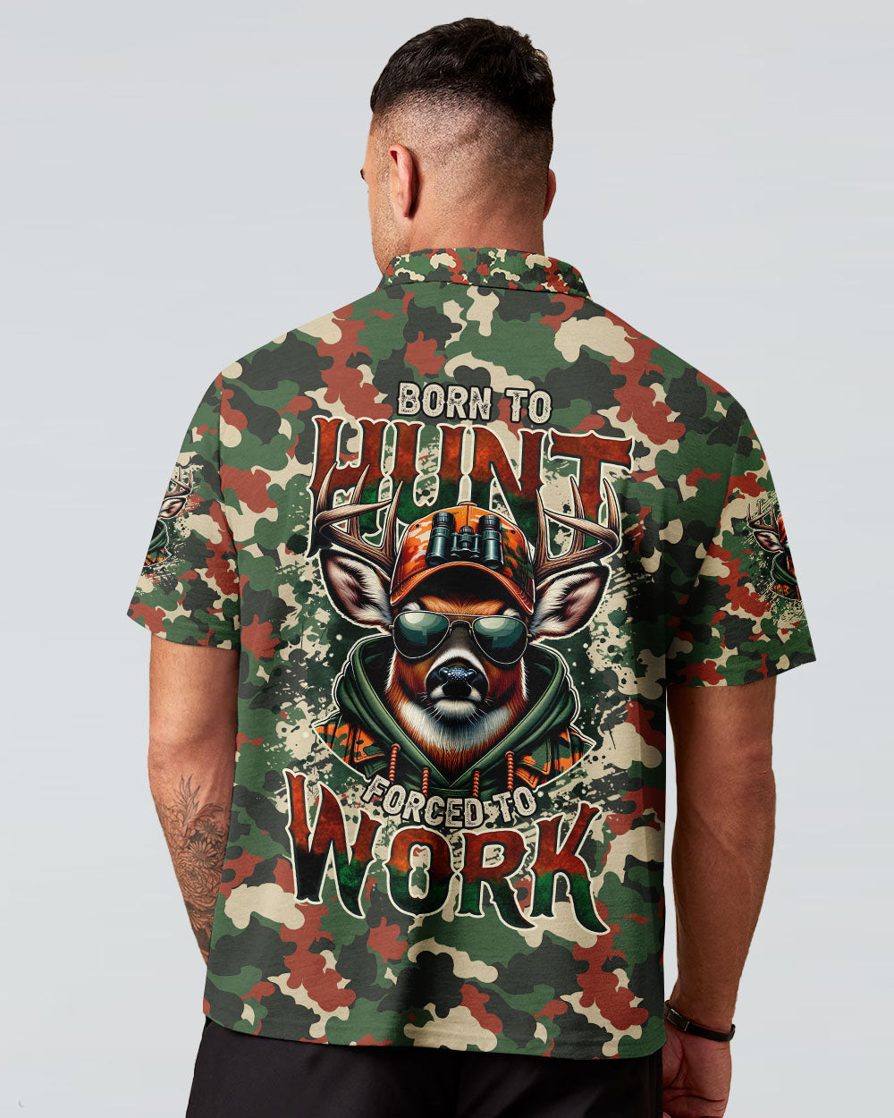 BLISSCORNERS BORN TO HUNT DEER CAMO ALL OVER PRINT