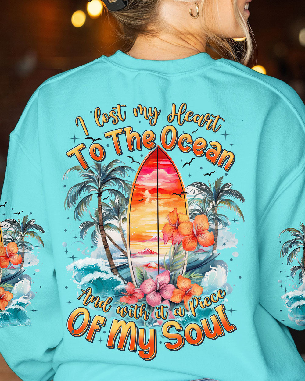 BLISSCORNERS I LOST MY HEART TO THE OCEAN ALL OVER PRINT