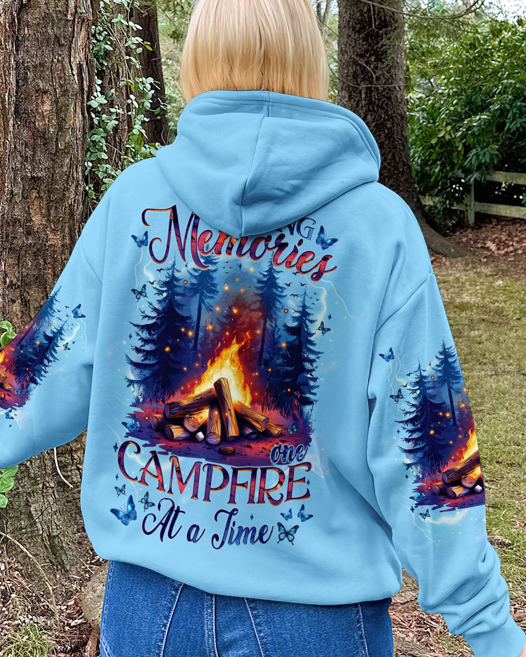 BLISSCORNERS MAKING MEMORIES ONE CAMPFIRE AT A TIME ALL OVER PRINT