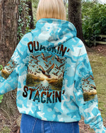 BLISSCORNERS QUACKIN' AND STACKIN' HUNTING DUCK CAMO ALL OVER PRINT