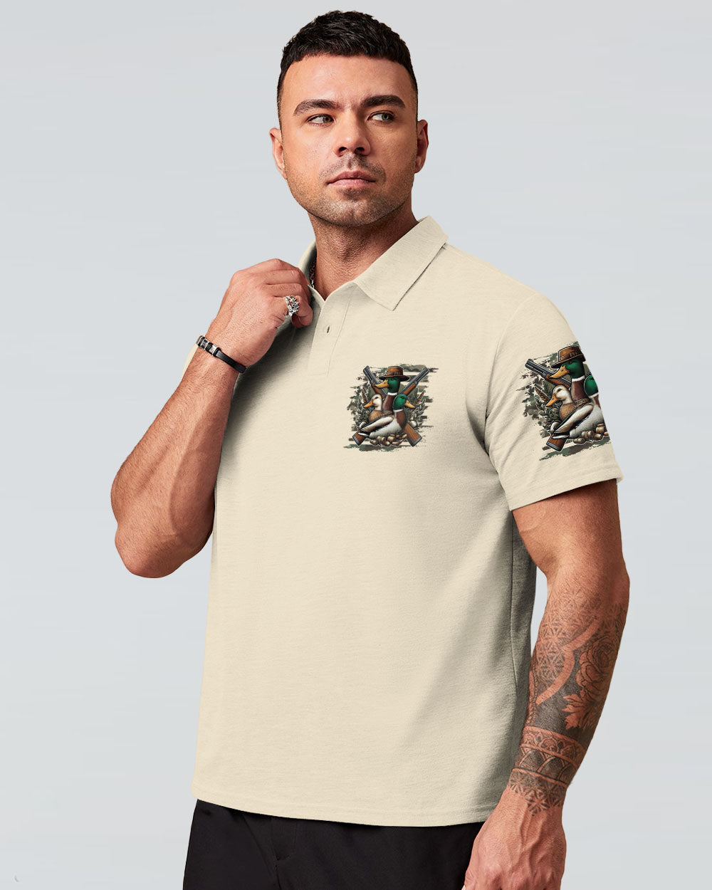 BLISSCORNERS DUCK AROUND AND FIND OUT HUNTING ALL OVER PRINT