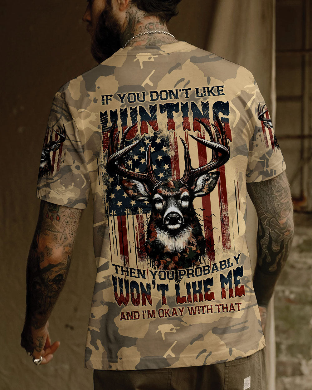 BLISSCORNERS IF YOU DON'T LIKE HUNTING ALL OVER PRINT