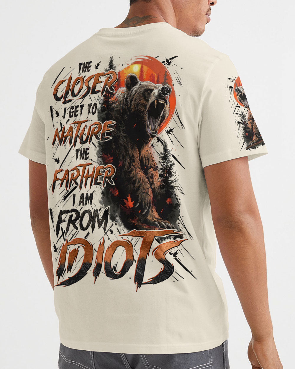 BLISSCORNERS THE CLOSER I GET TO NATURE ALL OVER PRINT