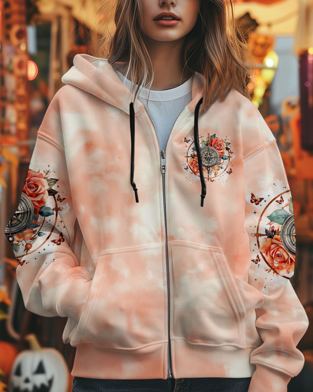 BLISSCORNERS NOT ALL WHO WANDER ARE LOST COMPASS ALL OVER PRINT