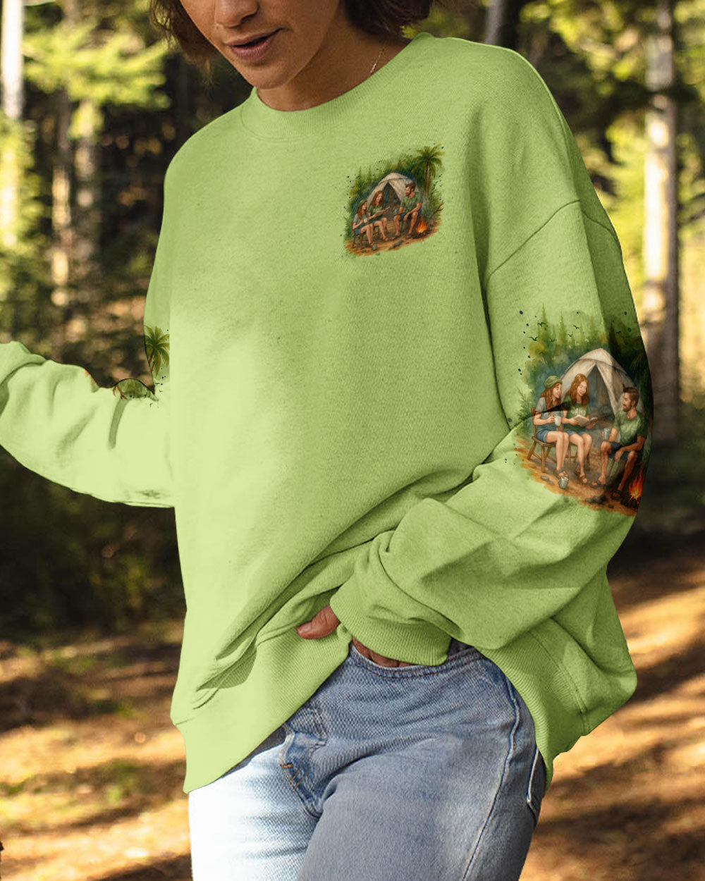 BLISSCORNERS CAMPING WITH FRIENDS ALL OVER PRINT