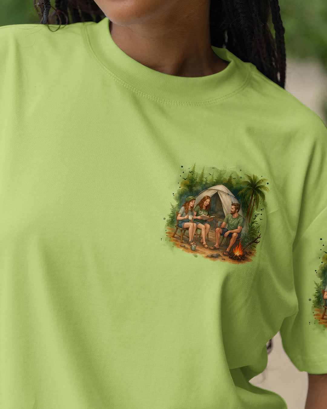 BLISSCORNERS CAMPING WITH FRIENDS ALL OVER PRINT