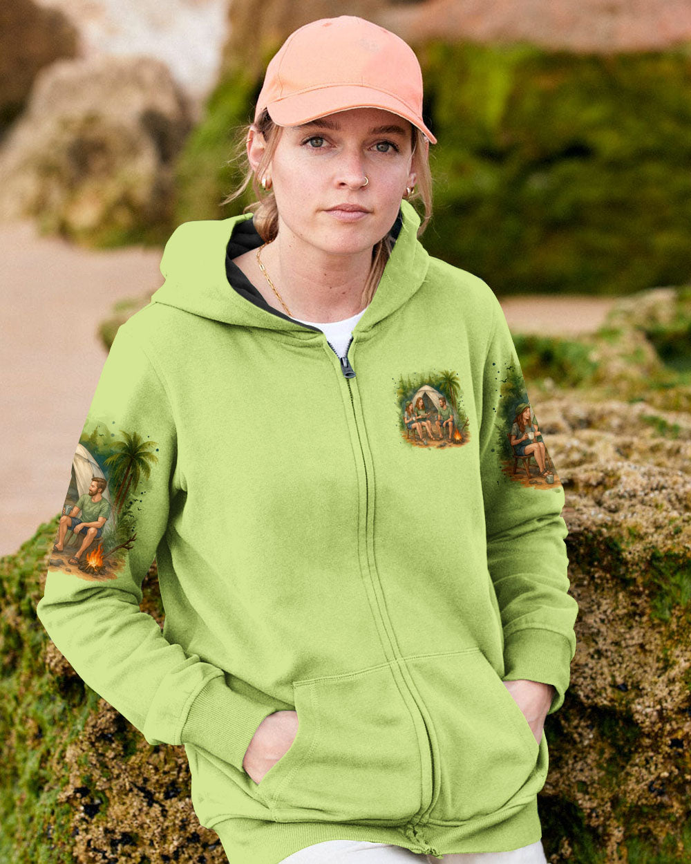 BLISSCORNERS CAMPING WITH FRIENDS ALL OVER PRINT