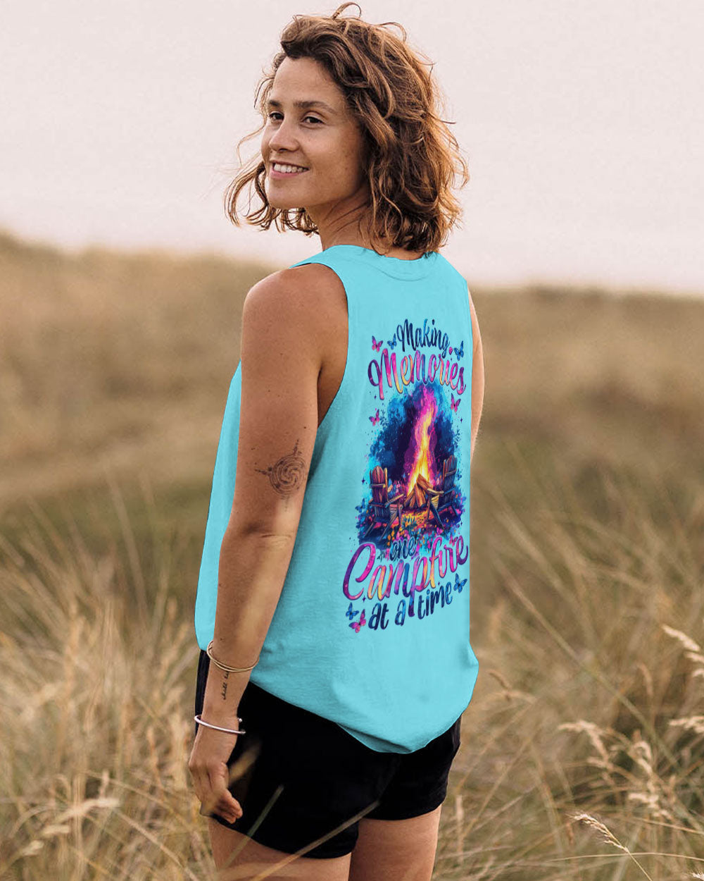 BLISSCORNERS MAKING MEMORIES ONE CAMPFIRE AT A TIME ALL OVER PRINT