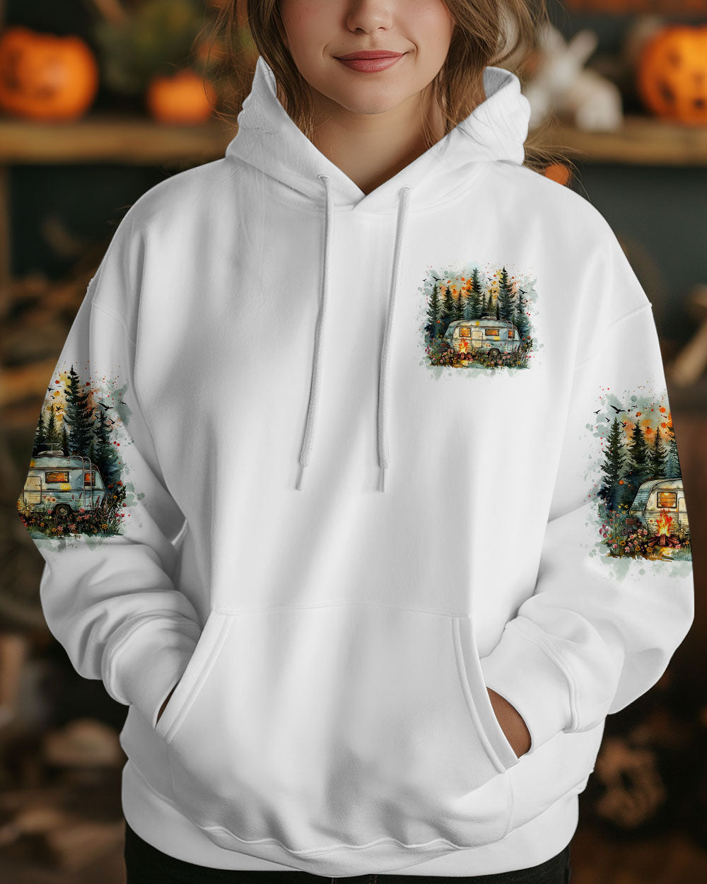 BLISSCORNERS LET'S JUST GO CAMPING ALL OVER PRINT