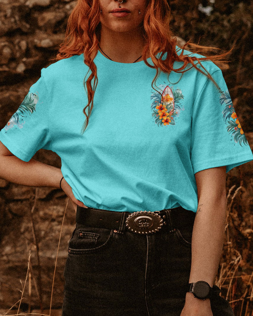 BLISSCORNERS SMELL THE SEA FEEL THE BREEZE ALL OVER PRINT