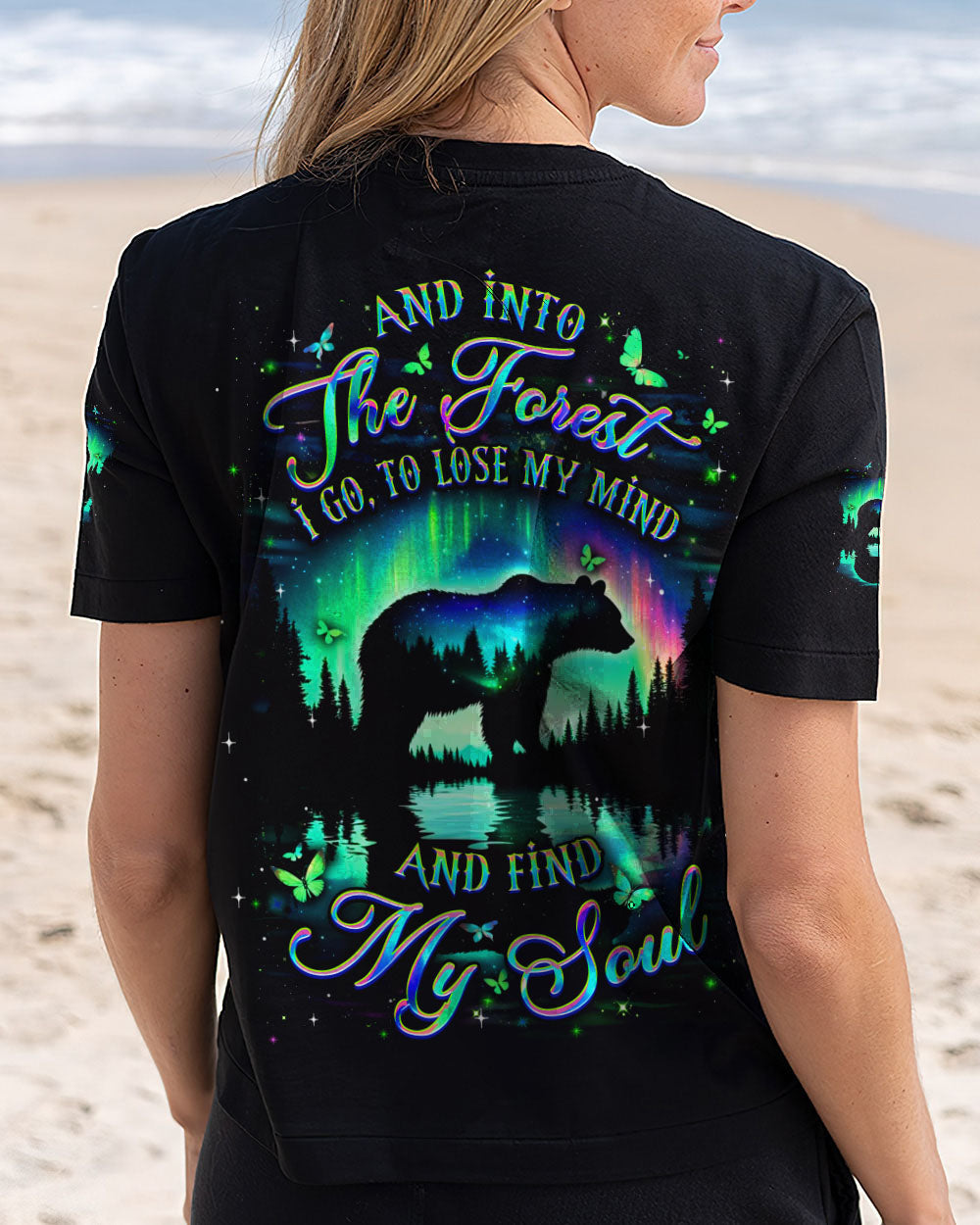 BLISSCORNERS AND INTO THE FOREST I GO BEAR ALL OVER PRINT