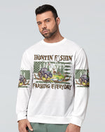 BLISSCORNERS HUNTING FISHING FARMING EVERYDAY ALL OVER PRINT