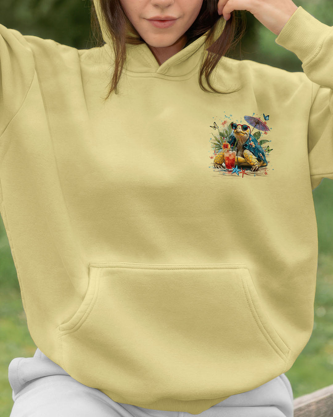 BLISSCORNERS CRAZY TURTLE LADY ALL OVER PRINT