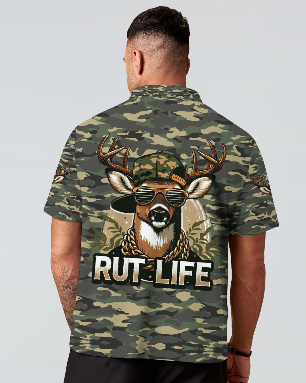 BLISSCORNERS RUT LIFE DEER ALL OVER PRINT
