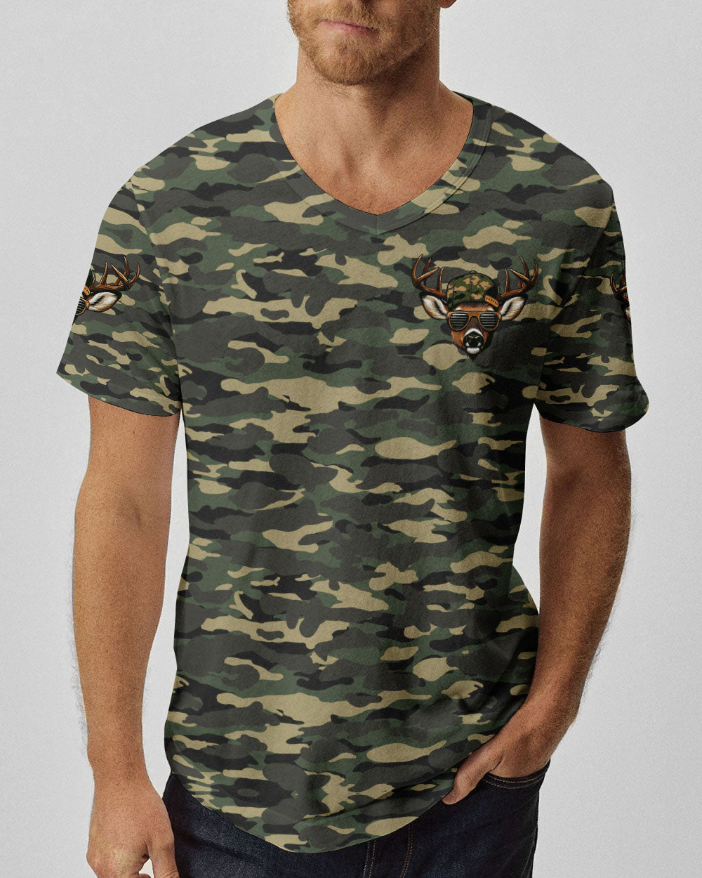 BLISSCORNERS RUT LIFE DEER ALL OVER PRINT