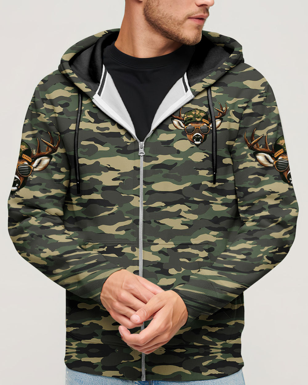 BLISSCORNERS RUT LIFE DEER ALL OVER PRINT