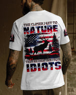 BLISSCORNERS THE CLOSER I GET TO NATURE DEER ALL OVER PRINT