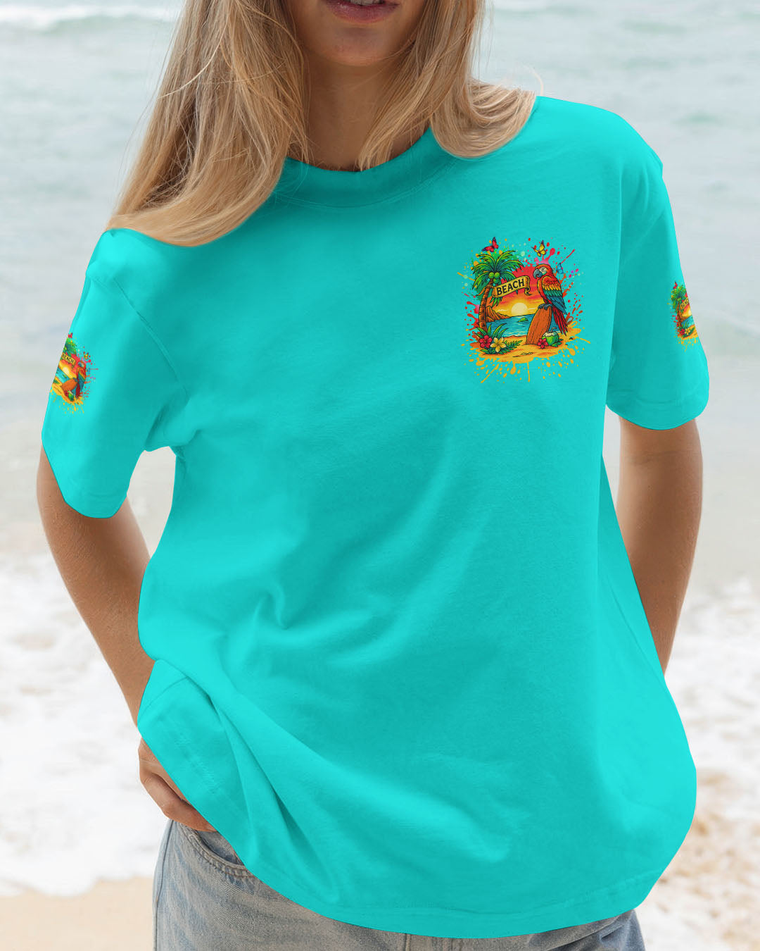 BLISSCORNERS I'M ON ISLAND TIME ALL OVER PRINT