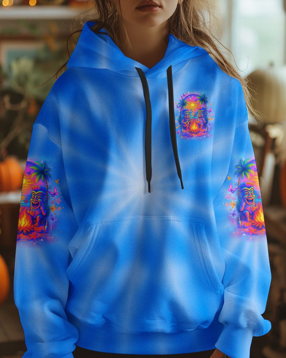 BLISSCORNERS MAKING MEMORIES ONE CAMPFIRE AT A TIME TIKI ALL OVER PRINT